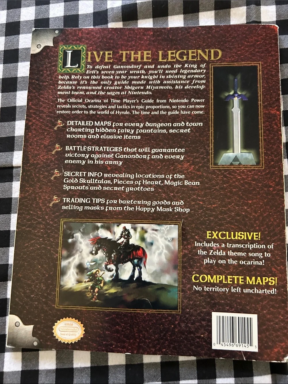 Vintage 1998 Legend of Zelda Ocarina of Time Official Nintendo Players Guide